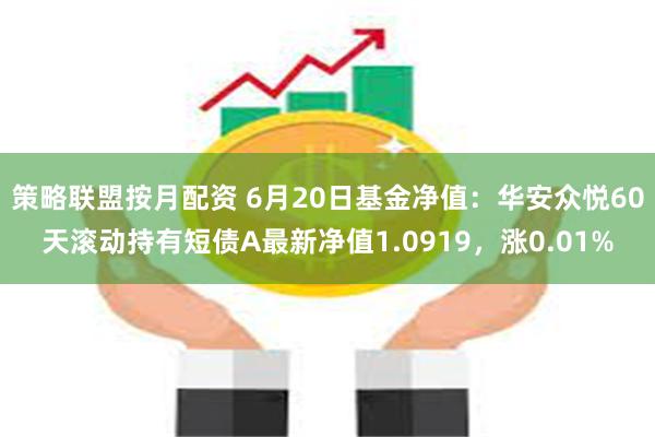 策略联盟按月配资 6月20日基金净值：华安众悦60天滚动持有短债A最新净值1.0919，涨0.01%