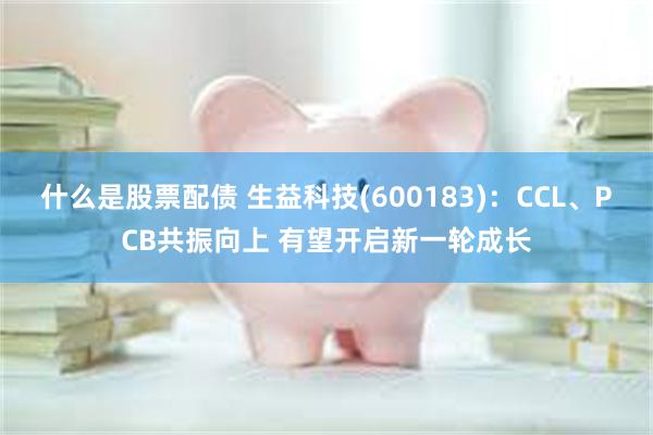 什么是股票配债 生益科技(600183)：CCL、PCB共振向上 有望开启新一轮成长